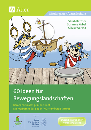 60 Ideen für Bewegungslandschaften von Kettner,  Sarah, Kobel,  Susanne, Wartha,  Olivia