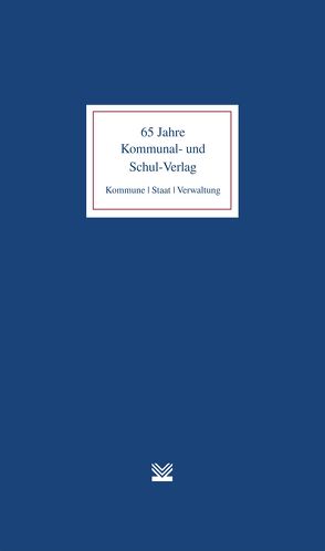 65 Jahre Kommunal- und Schul-Verlag