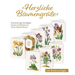 8er-Set Klappkarten »Herzliche Blumengrüße«