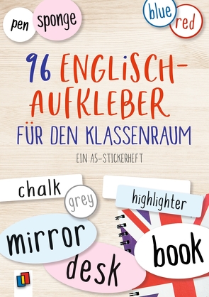 96 Englisch-Aufkleber für den Klassenraum