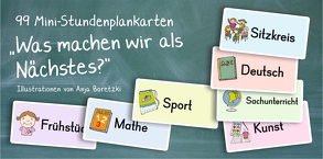 99 Mini-Stundenplankarten – „Was machen wir als Nächstes?“ von Verlag an der Ruhr