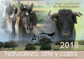 A CAMPO ABIERTO: Pferde- und Stierzucht in Andalusien (Tischkalender 2018 DIN A5 quer) von Eckerl Tierfotografie,  Petra