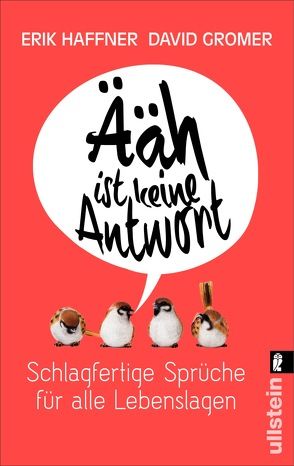 Ääh ist keine Antwort von Gromer,  David, Haffner,  Erik