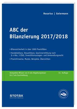 ABC der Bilanzierung 2017/2018 von Geiermann,  Holm, Rosarius,  Lothar