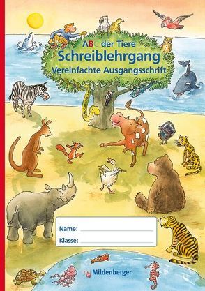 ABC der Tiere – Schreiblehrgang VA in Sammelmappe, Erstausgabe von Handt,  Rosemarie, Kuhn,  Klaus, Treiber,  Heike