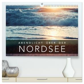 Abendlicht über der Nordsee (hochwertiger Premium Wandkalender 2024 DIN A2 quer), Kunstdruck in Hochglanz von Kunde,  Florian