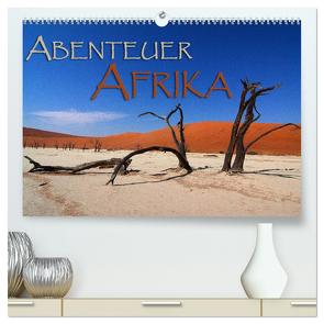 Abenteuer Afrika (hochwertiger Premium Wandkalender 2024 DIN A2 quer), Kunstdruck in Hochglanz von Pohl,  Gerald