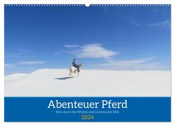 Abenteuer Pferd – Ritte durch die Wüsten und Canyons der USA (Wandkalender 2024 DIN A2 quer), CALVENDO Monatskalender von Angela Weber,  Saskia