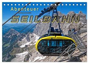 Abenteuer Seilbahn (Tischkalender 2024 DIN A5 quer), CALVENDO Monatskalender von Roder,  Peter