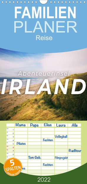 Familienplaner Abenteuerinsel Irland (Wandkalender 2022 , 21 cm x 45 cm, hoch) von SF