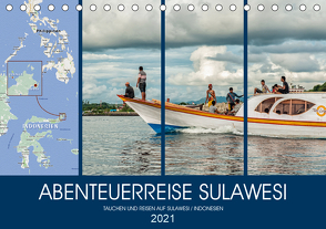 ABENTEUERREISE SULAWESI (Tischkalender 2021 DIN A5 quer) von Gödecke,  Dieter