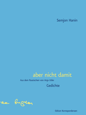 aber nicht damit von Hanin,  Semjon, Utler,  Anja