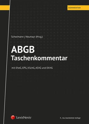 ABGB Taschenkommentar von Eccher,  Bernhard, Egger ,  Peter Wolfgang, Egglmeier-Schmolke,  Barbara, Ferrari,  Susanne, Fuchs,  Dominik, Gruber - Risak,  Martin, Hohensinn,  Sabine, Huber,  Christian, Illedits,  Alexander, Jesser-Huß,  Helga, Kiendl-Wendner,  Doris, Kietaibl,  Christoph, Kodek,  Georg E., Kolmasch,  Wolfgang, Leupold,  Petra, Liedermann,  Laurenz, Mair,  Andreas, Nademleinsky,  Marco, Nemeth,  Kristin, Neuhauser,  Franz, Neumayr,  Matthias, Ofner,  Helmut, Palzer,  Marieluise, Perner,  Stefan, Pfeil,  Walter Josef, Pfurtscheller,  Bettina, Pinterich,  Claudia, Pletzer,  Renate, Pröbsting,  Reinhard, Ramharter,  Martin, Reiner,  Michael, Rudolf,  Claudia, Schrammel,  Ursula, Schurr,  Francesco A, Schuster,  Mathias, Schwimann,  Michael, Weitzenböck,  Hans, Wittwer,  Alexander