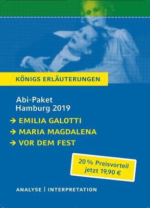 Abitur Deutsch Hamburg 2019 & 2020 – Königs Erläuterungen-Paket. von Hebbel,  Friedrich, Lessing,  Gotthold Ephraim, Stanišić,  Saša