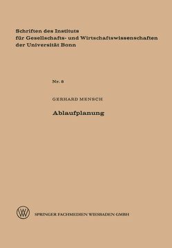 Ablaufplanung von Mensch,  Gerhard