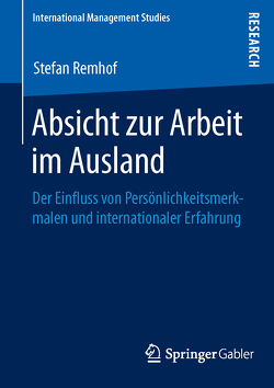 Absicht zur Arbeit im Ausland von Remhof,  Stefan