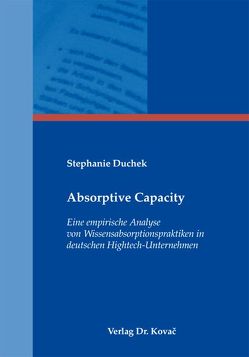 Absorptive Capacity von Duchek,  Stephanie