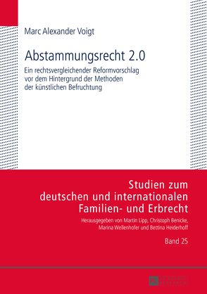 Abstammungsrecht 2.0 von Voigt,  Marc Alexander