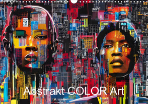 Abstrakt color Art (Wandkalender 2024 DIN A3 quer), CALVENDO Monatskalender von Augusto,  Carina