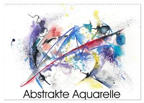 Abstrakte Aquarelle (Wandkalender 2024 DIN A2 quer), CALVENDO Monatskalender von Krause,  Jitka