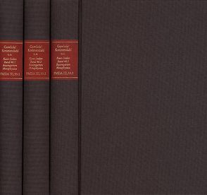 Forschungen und Materialien zur deutschen Aufklärung / Abteilung III: Indices. Kant-Index. Indices zu Wolff und seiner Schule. Fortsetzung. Band 46,1-3: Stellenindex und Konkordanz zu Alexander Gottlieb Baumgartens ›Metaphysica‹ von Andersen,  Claus A., Emmel,  Armin, Gawlick,  Günter, Hinske,  Norbert, Kreimendahl,  Lothar, Oberhausen,  Michael, Trauth,  Michael