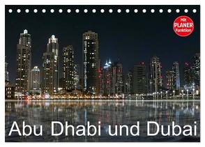 Abu Dhabi und Dubai (Tischkalender 2024 DIN A5 quer), CALVENDO Monatskalender von Dürr,  Brigitte