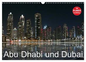 Abu Dhabi und Dubai (Wandkalender 2024 DIN A3 quer), CALVENDO Monatskalender von Dürr,  Brigitte