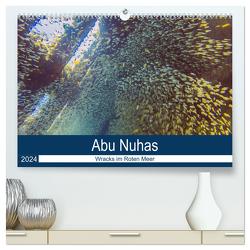 Abu Nuhas – Wracks im Roten Meer (hochwertiger Premium Wandkalender 2024 DIN A2 quer), Kunstdruck in Hochglanz von Eberschulz,  Lars