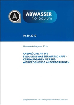 Abwasserkolloquium 2019