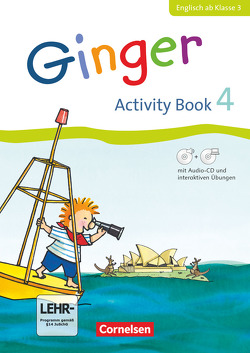 Ginger – Lehr- und Lernmaterial für den früh beginnenden Englischunterricht – Allgemeine Ausgabe – Neubearbeitung – 4. Schuljahr von Caspari-Grote,  Kerstin, Grandt,  Ina, Hollbrügge,  Birgit, Kraaz,  Ulrike, Neuber,  Claudia, Simon,  Christel, Völtz,  Ines