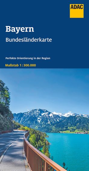 ADAC Bundesländerkarte Deutschland 12 Bayern 1:300.000