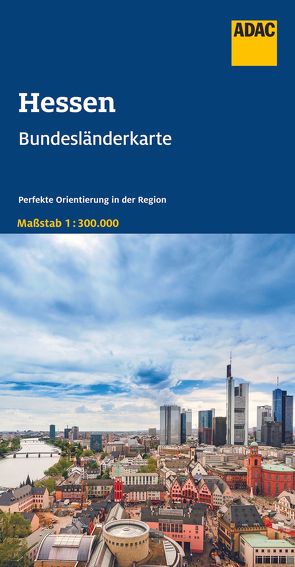 ADAC Bundesländerkarte Deutschland 07 Hessen 1:300.000