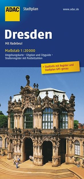 ADAC StadtPlan Dresden mit Radebeul 1:20 000