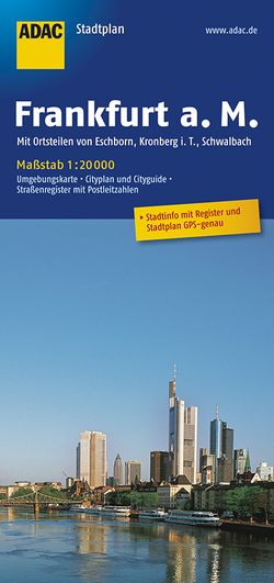 ADAC Stadtplan Frankfurt am Main 1:20.000