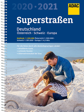 ADAC SuperStraßen Deutschland 1:200 000 (Atlas) mit Österreich 1:300 000