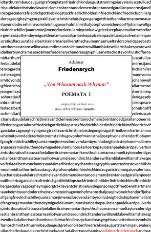 Adalmar Friedensrych – „Von Whosum nach Whymar“ von Friedrich,  Elmar W.