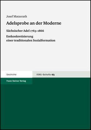 Adelsprobe an der Moderne von Matzerath,  Josef