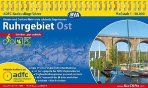 ADFC-Radausflugsführer Ruhrgebiet Ost 1:50.000 praktische Spiralbindung, reiß- und wetterfest, GPS-Tracks Download von Neimeier,  Gerhard, Neimeier,  Renate