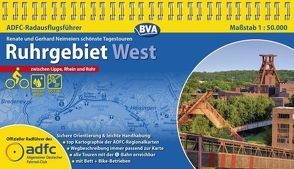 ADFC-Radausflugsführer Ruhrgebiet West 1:50.000 praktische Spiralbindung, reiß- und wetterfest, GPS-Tracks Download von Neimeier,  Gerhard, Neimeier,  Renate