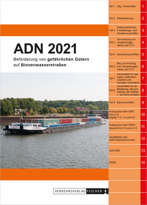 ADN 2021 Gefahrgut Binnenschiff