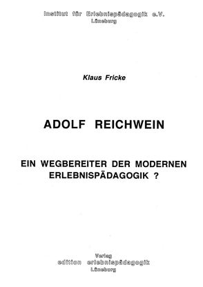 Adolf Reichwein von Fricke,  Klaus