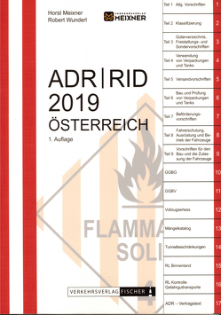 ADR / RID 2019 Österreich von Meixner,  Horst, Wunderl,  Robert