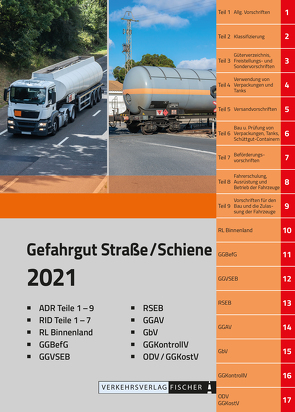 ADR/RID 2021 – Gefahrgut Straße/Schiene von Krautwurst,  Monika