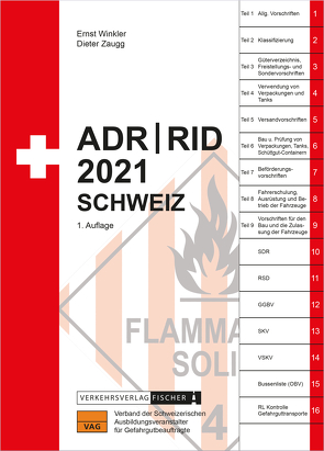 ADR / RID 2021 Schweiz von Winkler,  Ernst, Zaugg,  Dieter