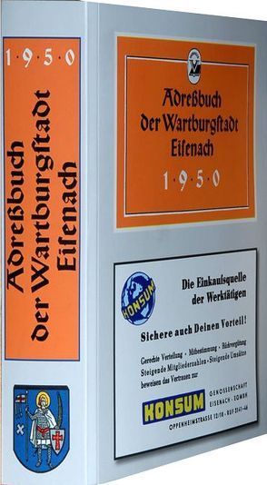 Adreßbuch der Stadt EISENACH 1950 von Rockstuhl,  Harald