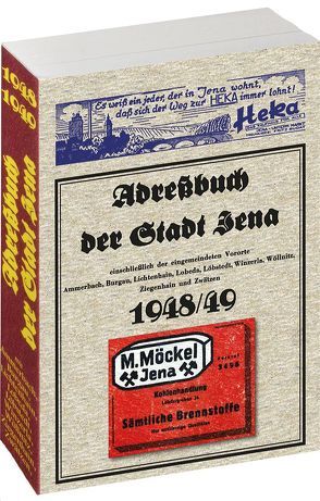 Adreßbuch der Stadt Jena 1948/49 von Rockstuhl,  Harald