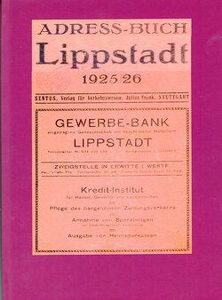 Adressbuch der Stadt Lippstadt 1925/26 (Reprint)