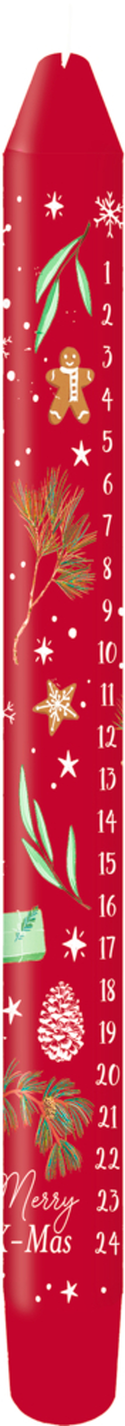 Adventskalender-Kerze