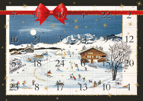 Adventskalender Naive Malerei Berner Oberland von Regez-Fuchs,  Ursula