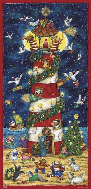 Adventskalender „Weihnacht am Leuchttturm“ von Broeske-Haas,  Monika, Korsch Verlag